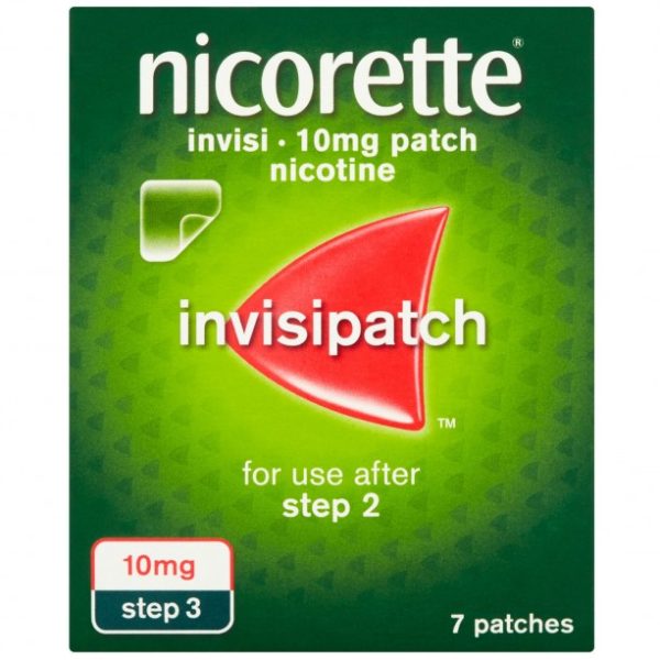 nicorette step 3 patch Nicorette InvisiPatch Step 3, 10mg (7 Patches)