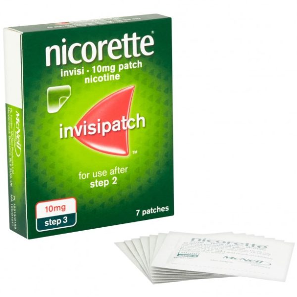 nicorette step 3 patch1 Nicorette InvisiPatch Step 3, 10mg (7 Patches)