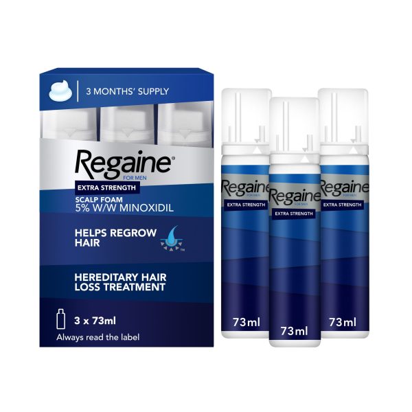 1._regaine_men_foam_3_month ROGAINE / REGAINE® FOR MEN EXTRA STRENGTH SCALP FOAM
