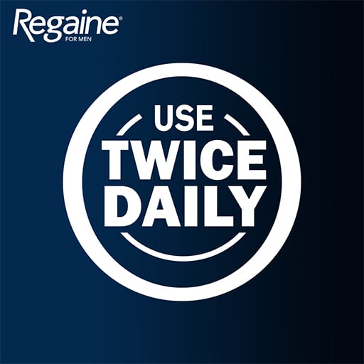 use_twice_daily_0 ROGAINE / REGAINE® FOR MEN EXTRA STRENGTH SCALP FOAM