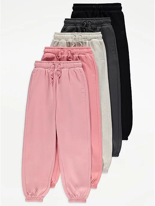 George Assorted Pink Basic Joggers (10-11 years) - Pajamas