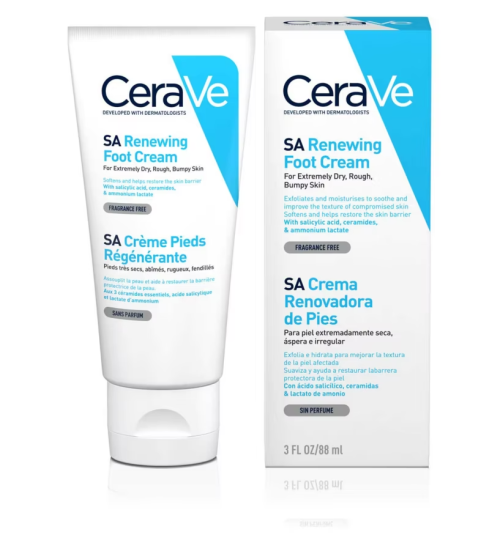 CeraVe SA Salicylic Acid Renewing Foot Cream