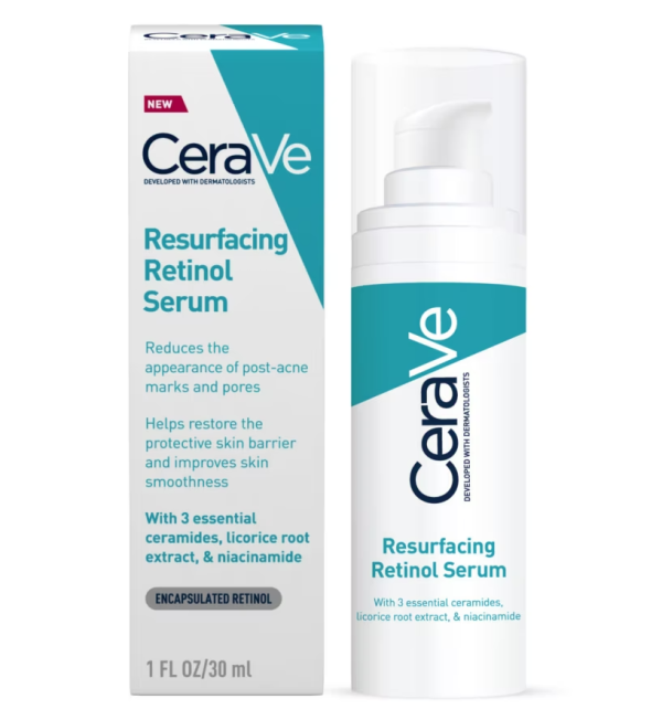 CeraVe Resurfacing Retinol Serum | Post Acne Skin Treatment